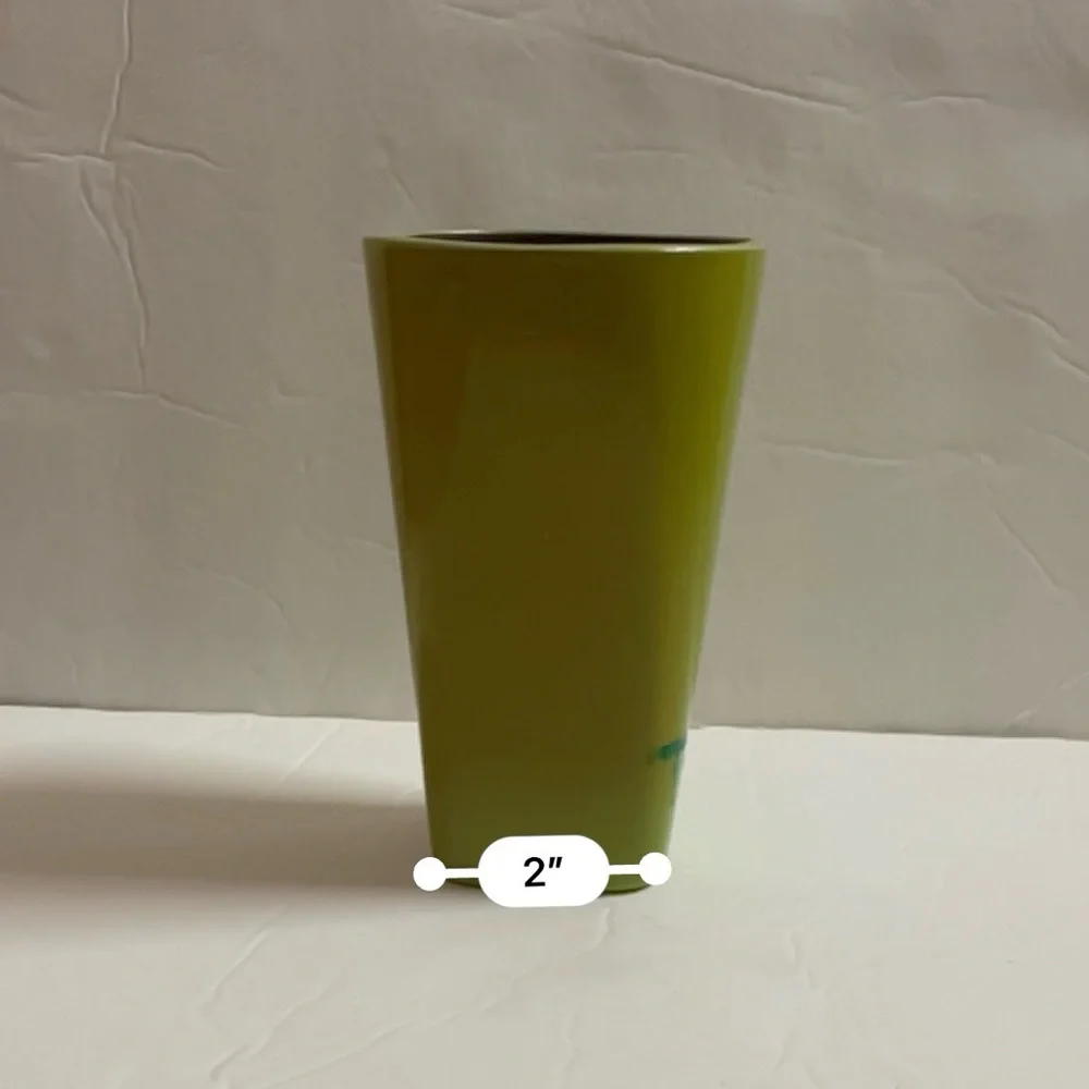 Green Cup for Toothbrush and Toothpaste 7 inches